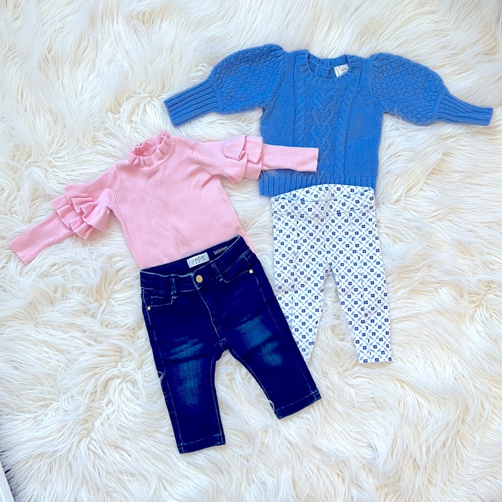 JANIE AND JACK  2 outfit Bundle 3-6 months